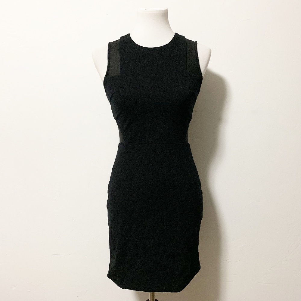 Milkyway Size Small Little Black Dress Mesh Cutout
